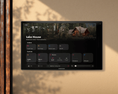 Introducing the Crestron 80 Series Touch Screens for the Connected Home
